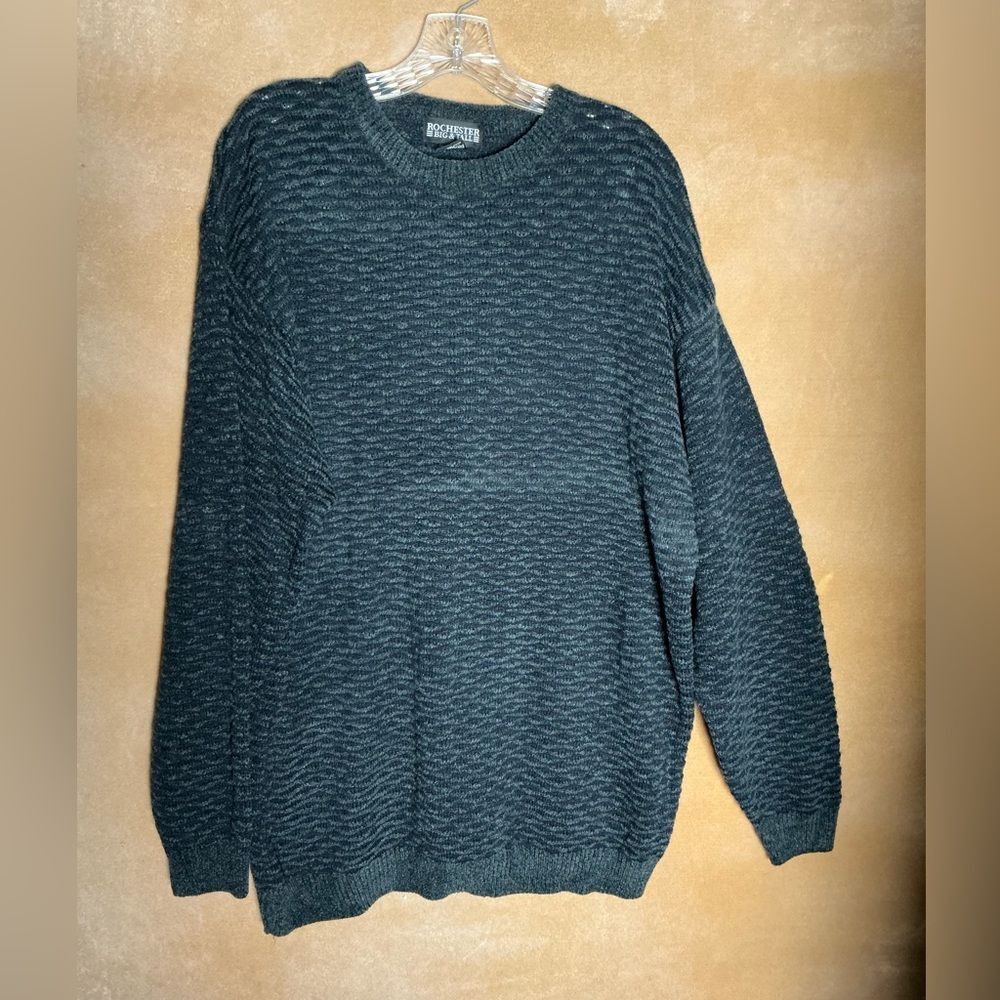 Rochester Big and Tall Men's‎ Textured Sweater-XLT